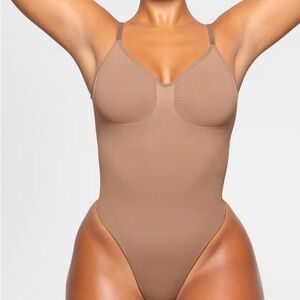 SKIMS Tan Shapewear Bodysuit